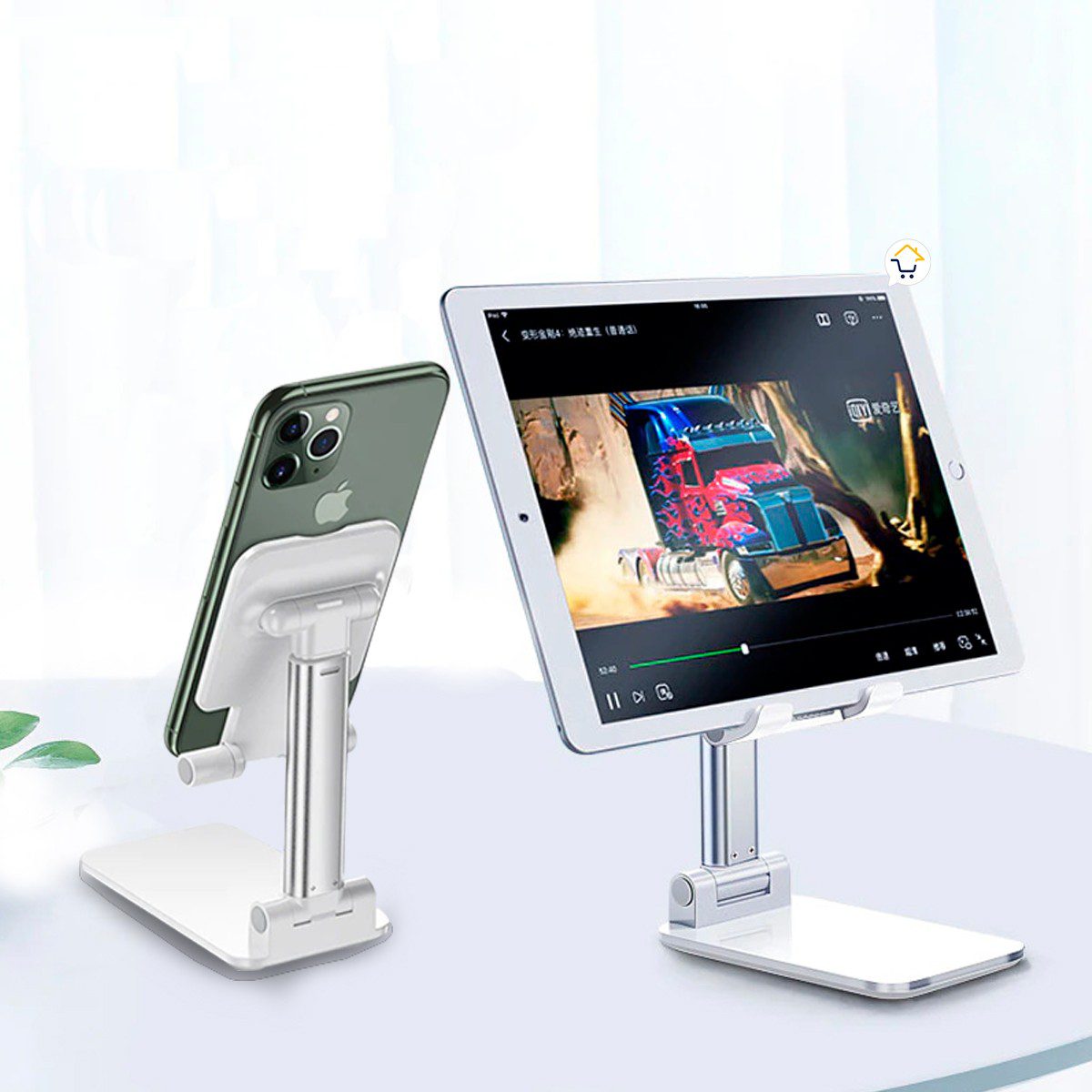 Soporte para celular portable base tabletas ajustable NWH1