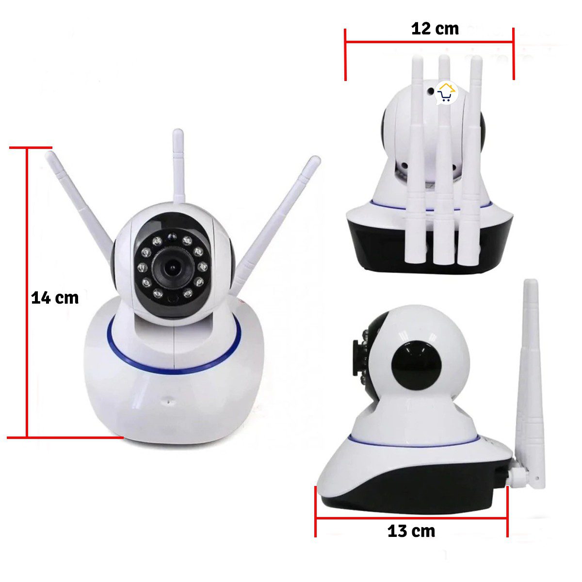 Cámara De Seguridad Wifi Inalámbrica Cuarto OMC5S