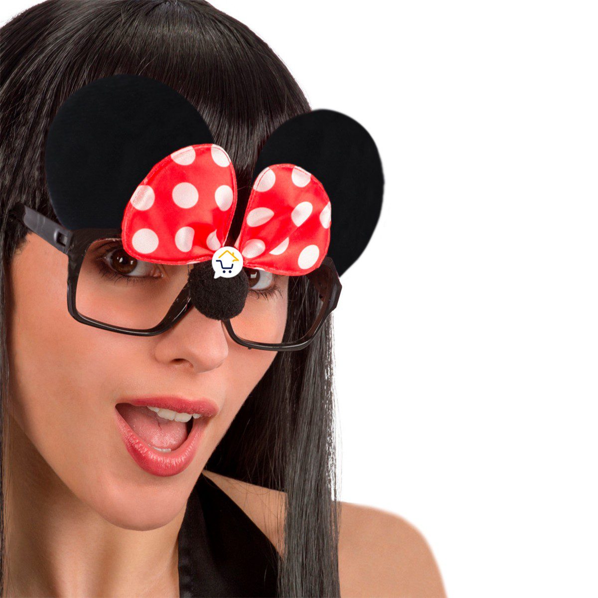 Set gafas X2 Ratona Accesorio Disfraz Halloween OD595