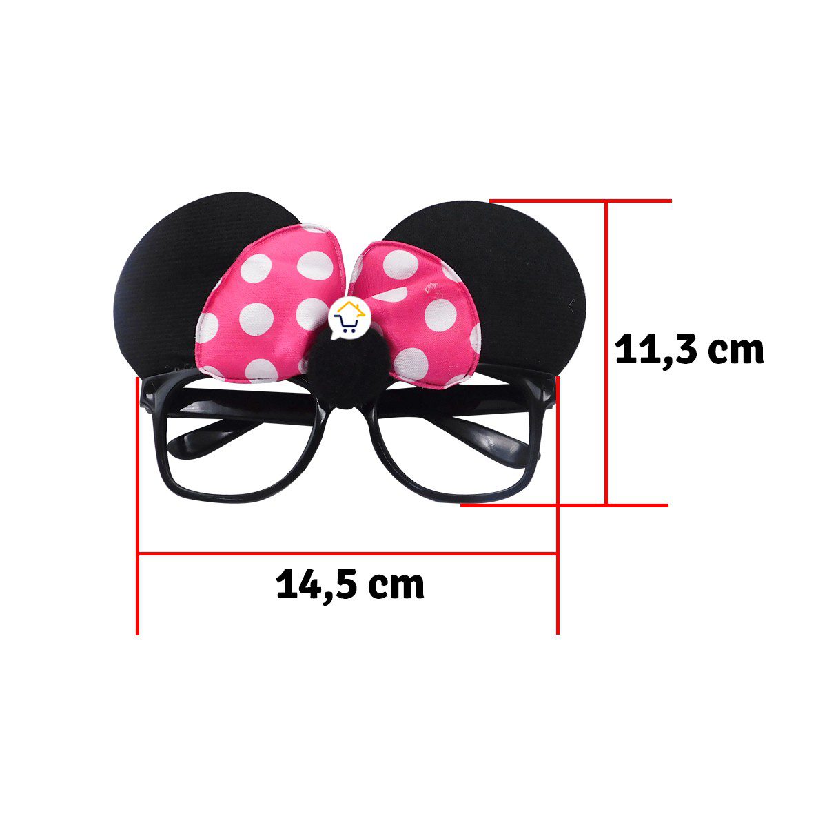 Set gafas X2 Ratona Accesorio Disfraz Halloween OD595