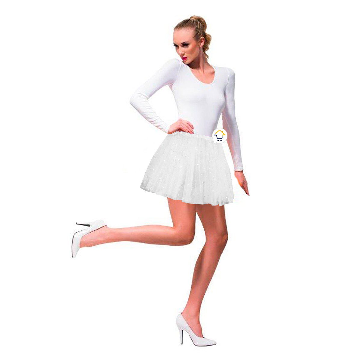 Tutú Purpurina Adulto Colores Falda Ballet Disfraz Halloween TUTU2