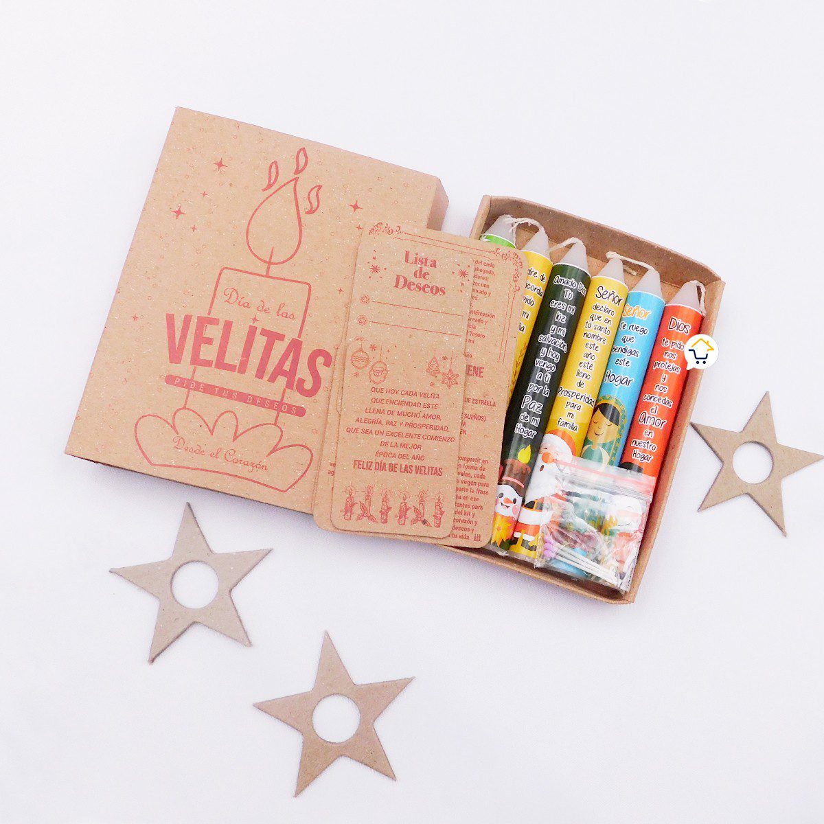 Kit Día De Las Velitas Caja Ritual Navidad Deseos KDV01