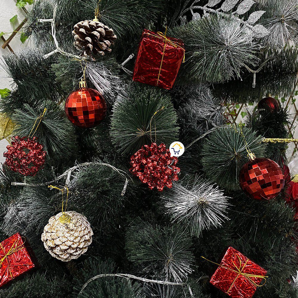 Bolas Navideñas x12 Esferas decorativas Árbol Navidad JHZJ2110