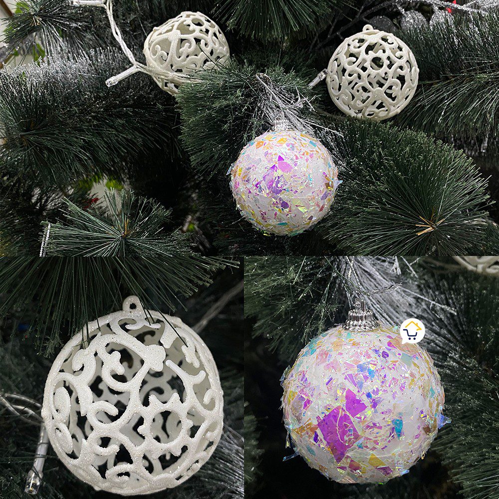 Bolas Navideñas x12 Esferas decorativas Árbol Navidad JHZJ2110
