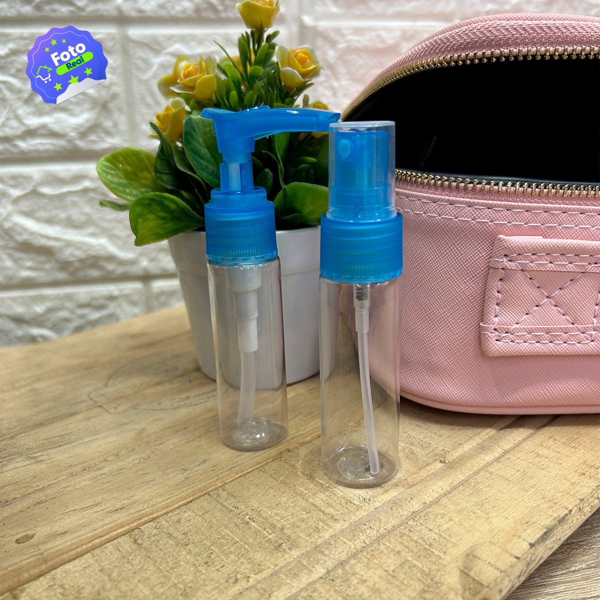 Kit x2 De Envases Para Viaje Cuidado Personal MO0130