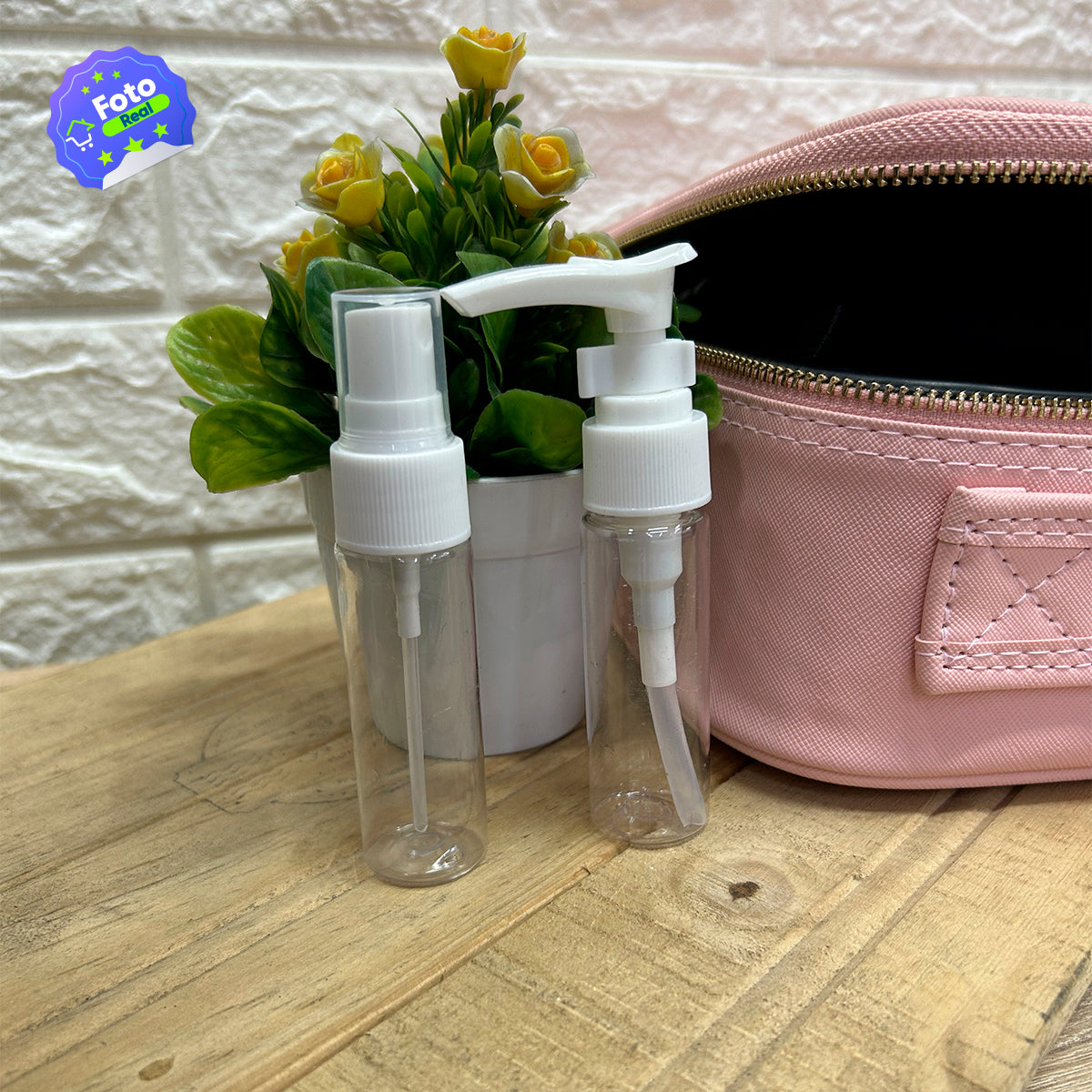 Kit x2 De Envases Para Viaje Cuidado Personal MO0130