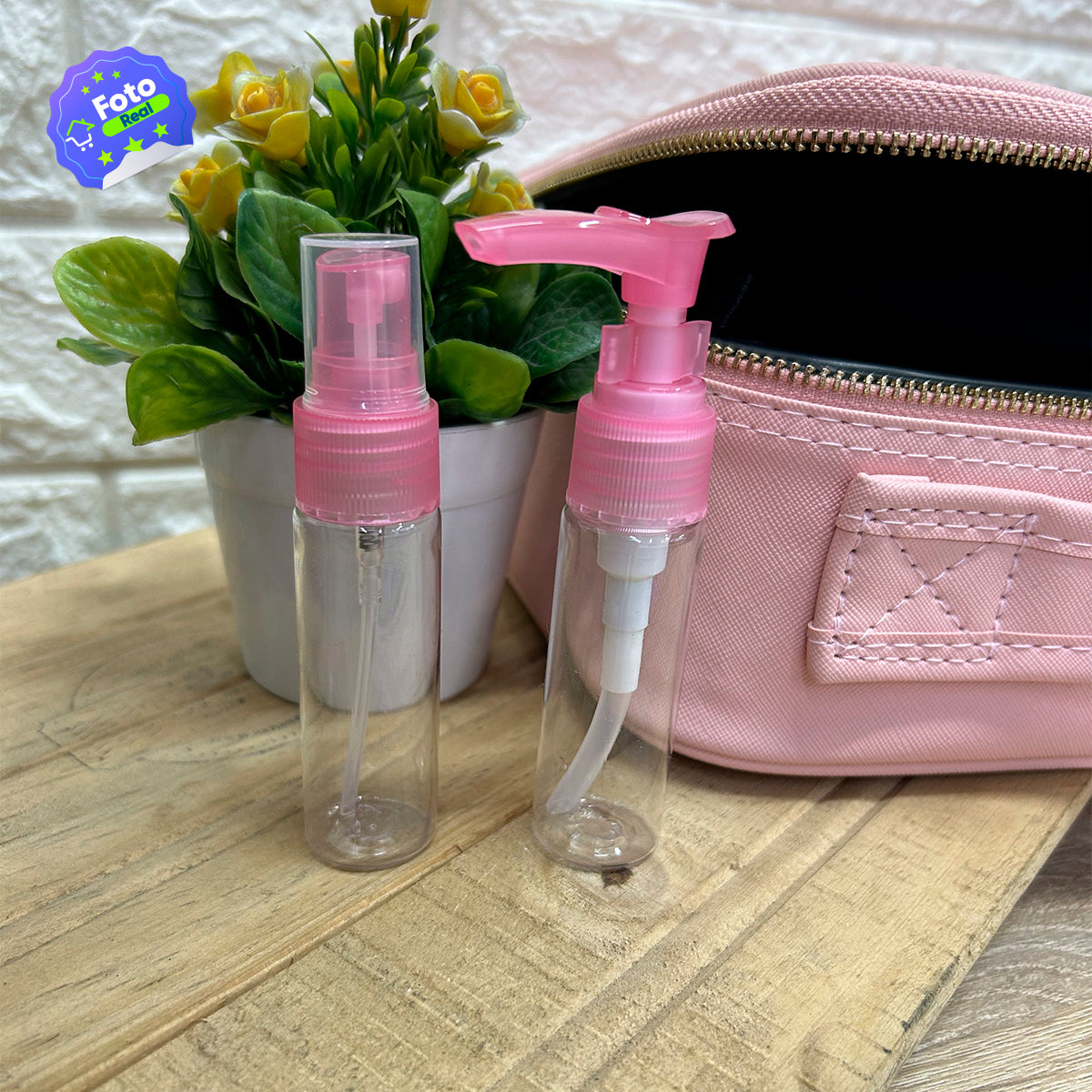 Kit x2 De Envases Para Viaje Cuidado Personal MO0130