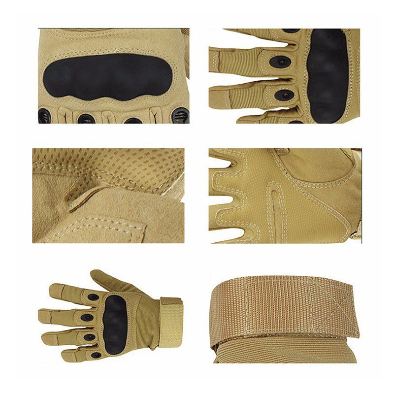 Guantes Tácticos Oakley Protección Nudillos Moto Dedo Largo 082C