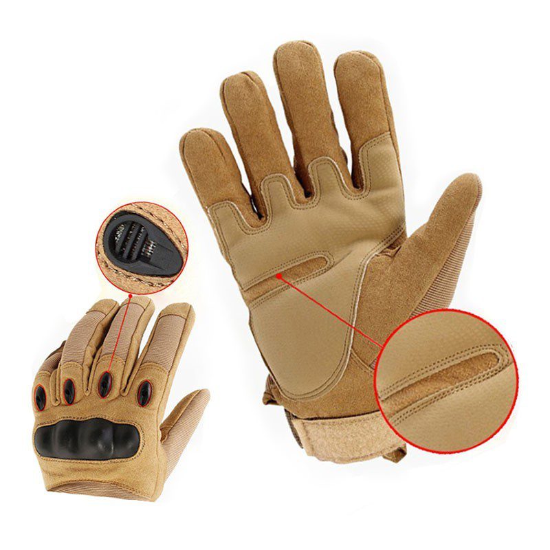 Guantes Tácticos Oakley Protección Nudillos Moto Dedo Largo 082C