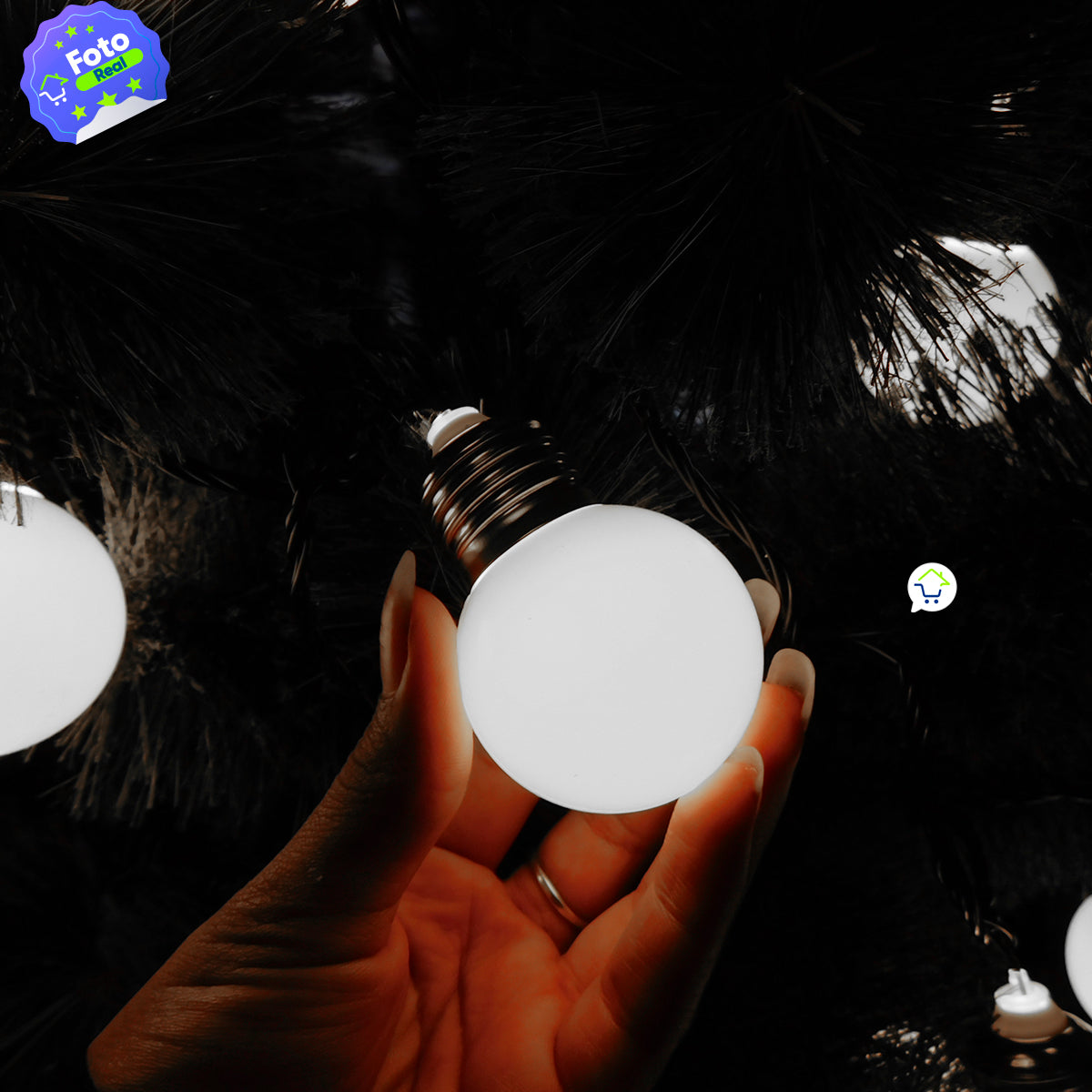 Guirnalda Bombillos Vintage 4.90 M 130 LEDS Luces Navideñas Z3-017