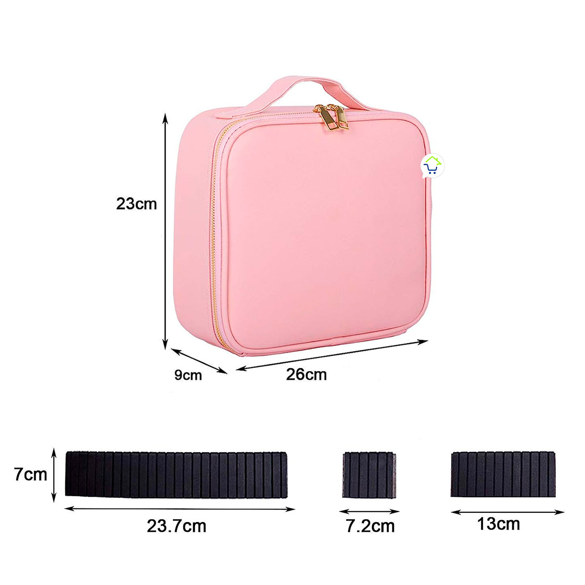 Estuche Pequeño De Maquillaje Bolso Organizador Cosmético GMMAL24