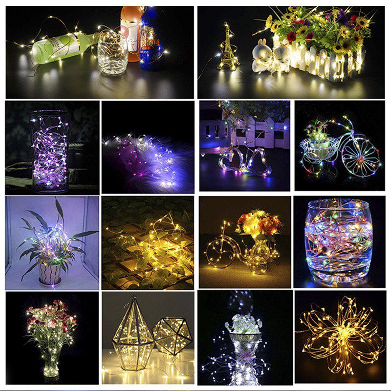Luces Micro Led Impermeables Sumergibles Decoración X30 LED Multicolor