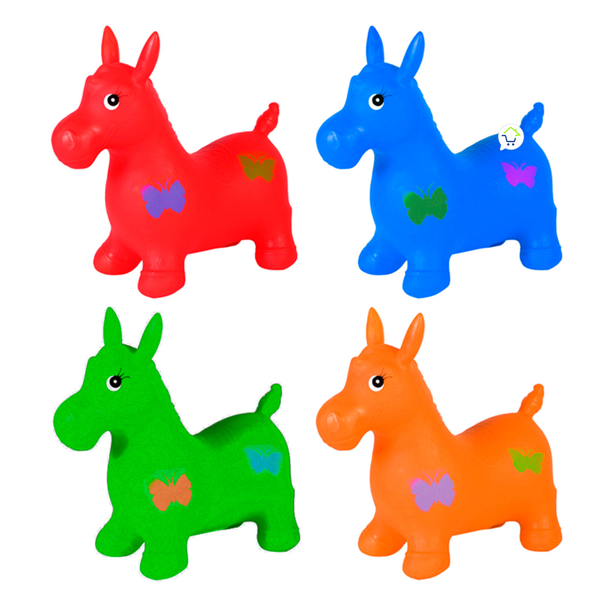 Juguete Inflable Caballo Saltarín Burrito Montable 288-2
