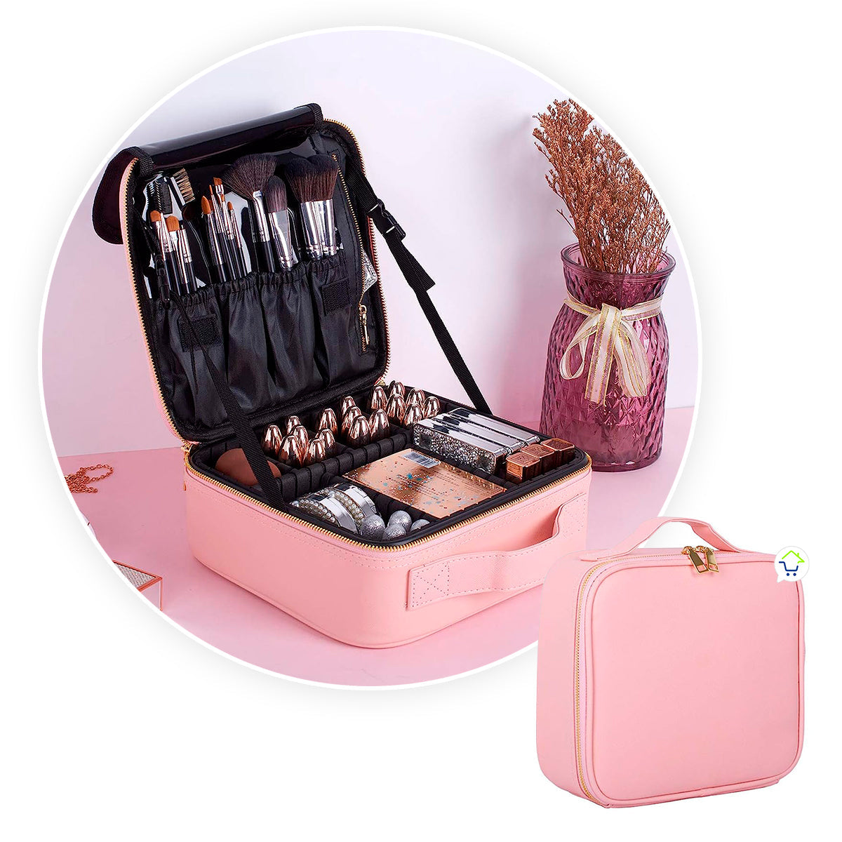Estuche Pequeño De Maquillaje Bolso Organizador Cosmético GMMAL24