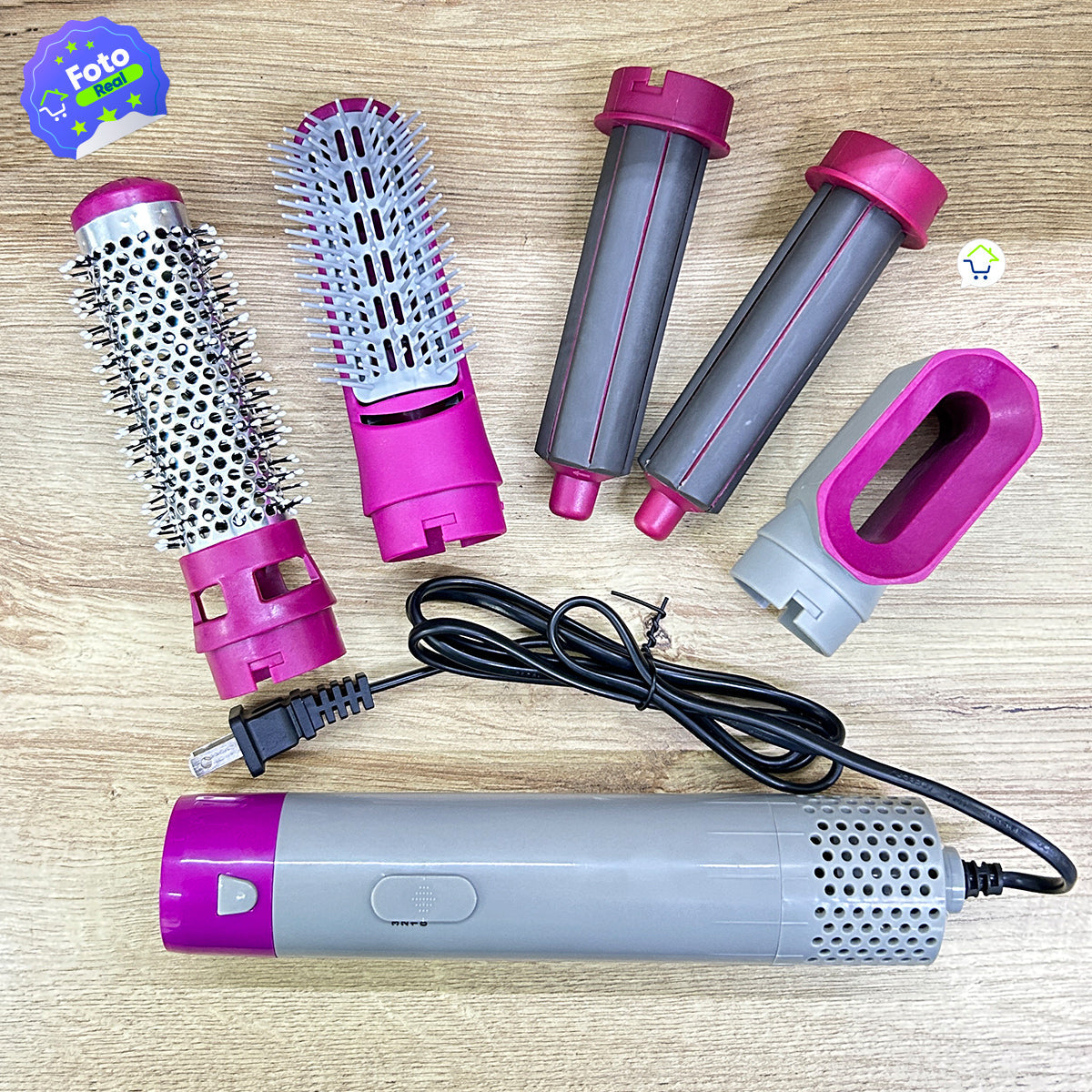 Secador 5 En 1 Multifuncional Portátil Cepillo Para Cabello LV01