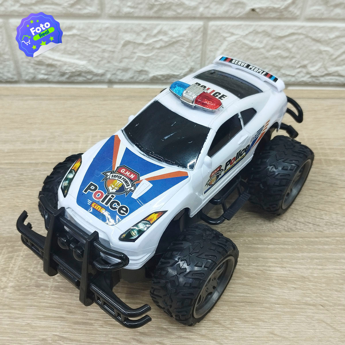 Carro Policía Control Remoto Alta Velocidad Niños 5668-4