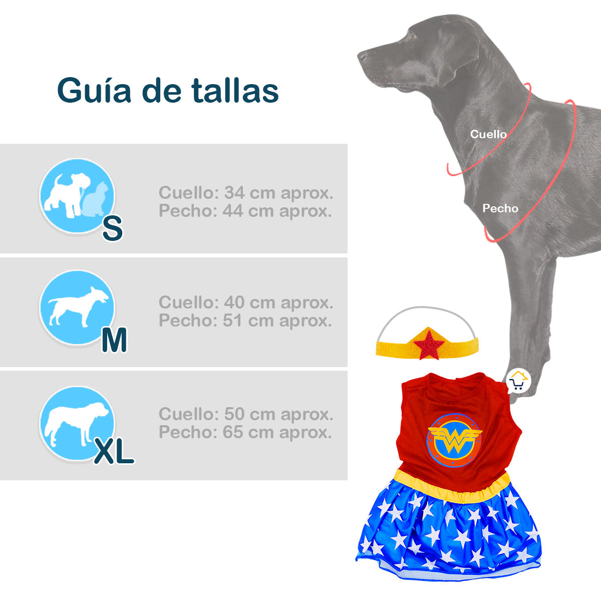 Disfraz Perro Gato Mascotas Superhéroe Halloween GY003MMA