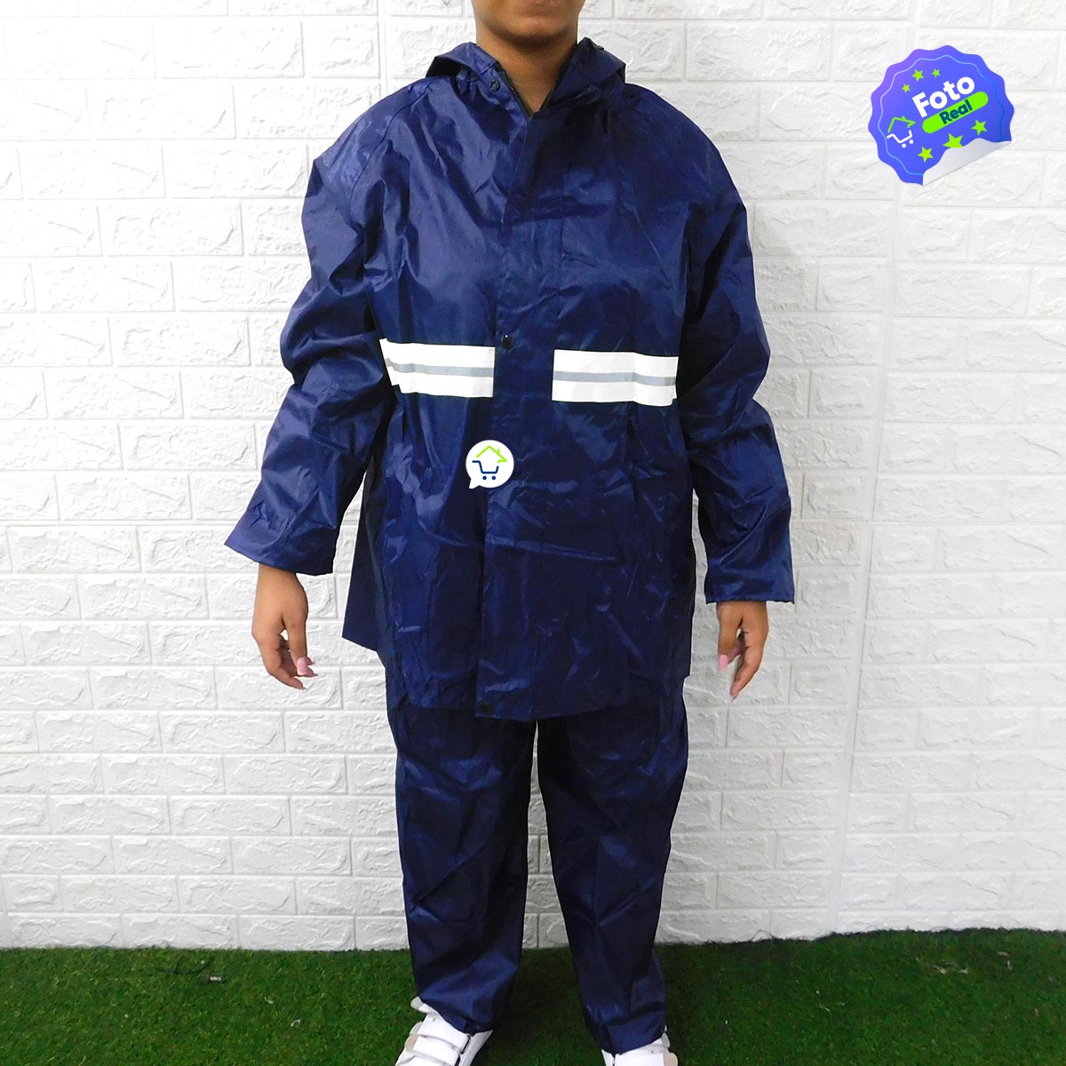 Impermeable Moto Traje Chaqueta Pantalón Reflectivo RF CY5