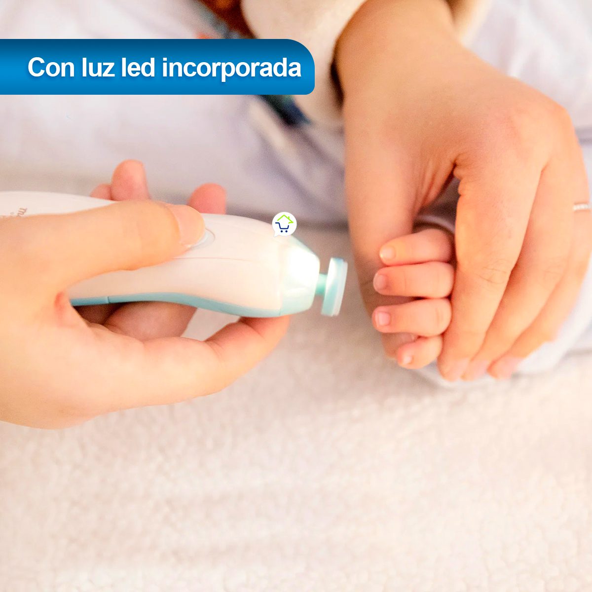 Lima Eléctrica Para Bebés y Adultos Cuidado De Uñas SA29042