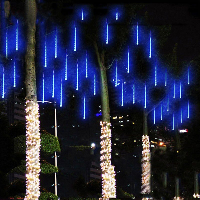 Luces Led Lagrima Meteoro 50 cm Decoración Navidad ZE012