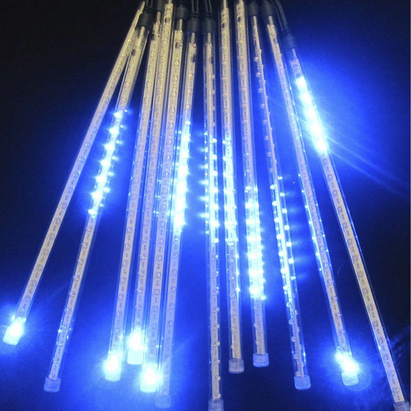 Luces Led Lagrima Meteoro 50 cm Decoración Navidad ZE012