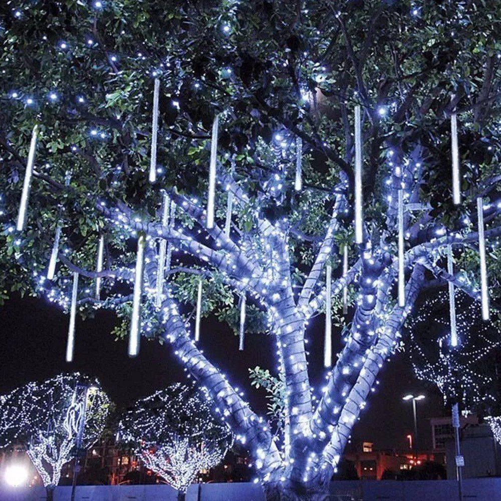 Luces Led Lagrima Meteoro 50 cm Decoración Navidad ZE012