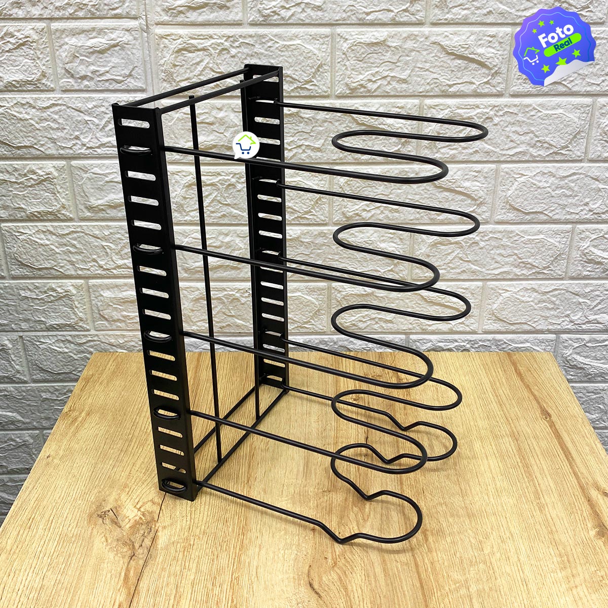 Organizador De Ollas Y Sartenes 5 Niveles Estante 2 en 1 Escurridor Ajustable CENC-052