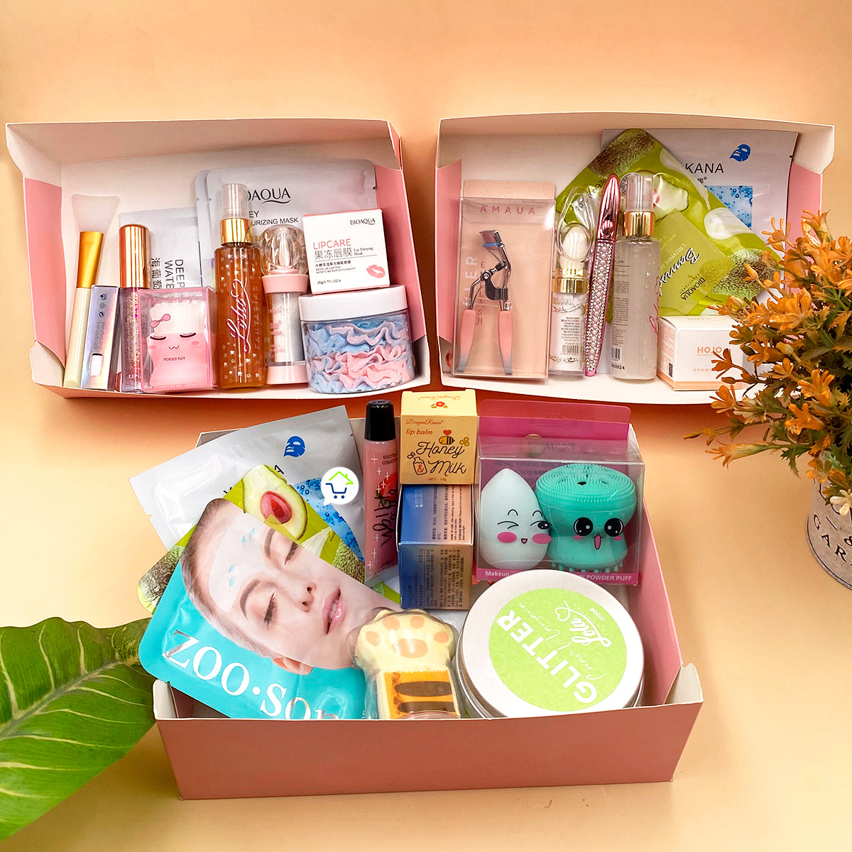 Kit De Belleza Para Dama Regalo Maquillaje Cuidado Facial KT08M