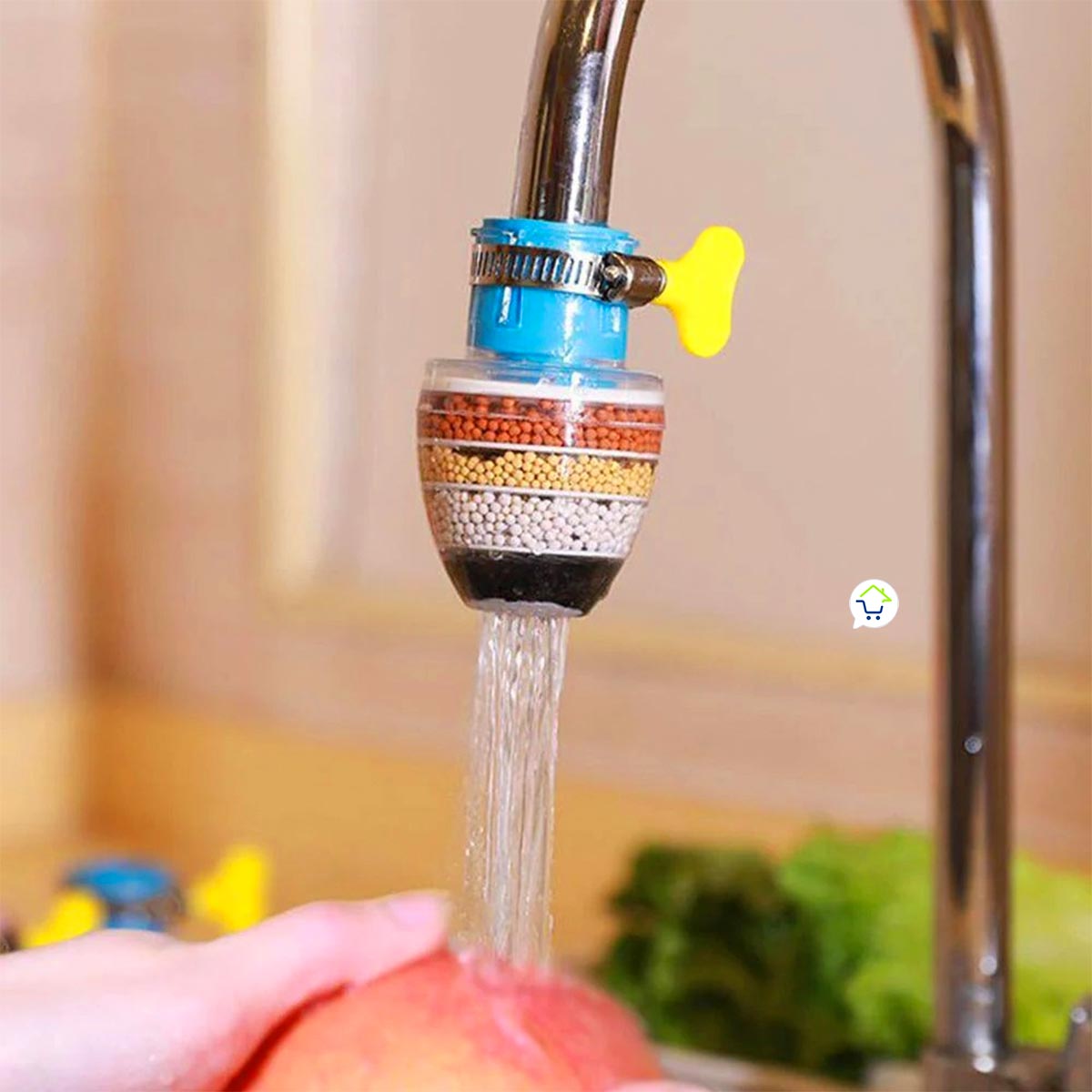 Purificador De Agua Para Grifo Filtro Bioenergético Llaves Cocina GR068