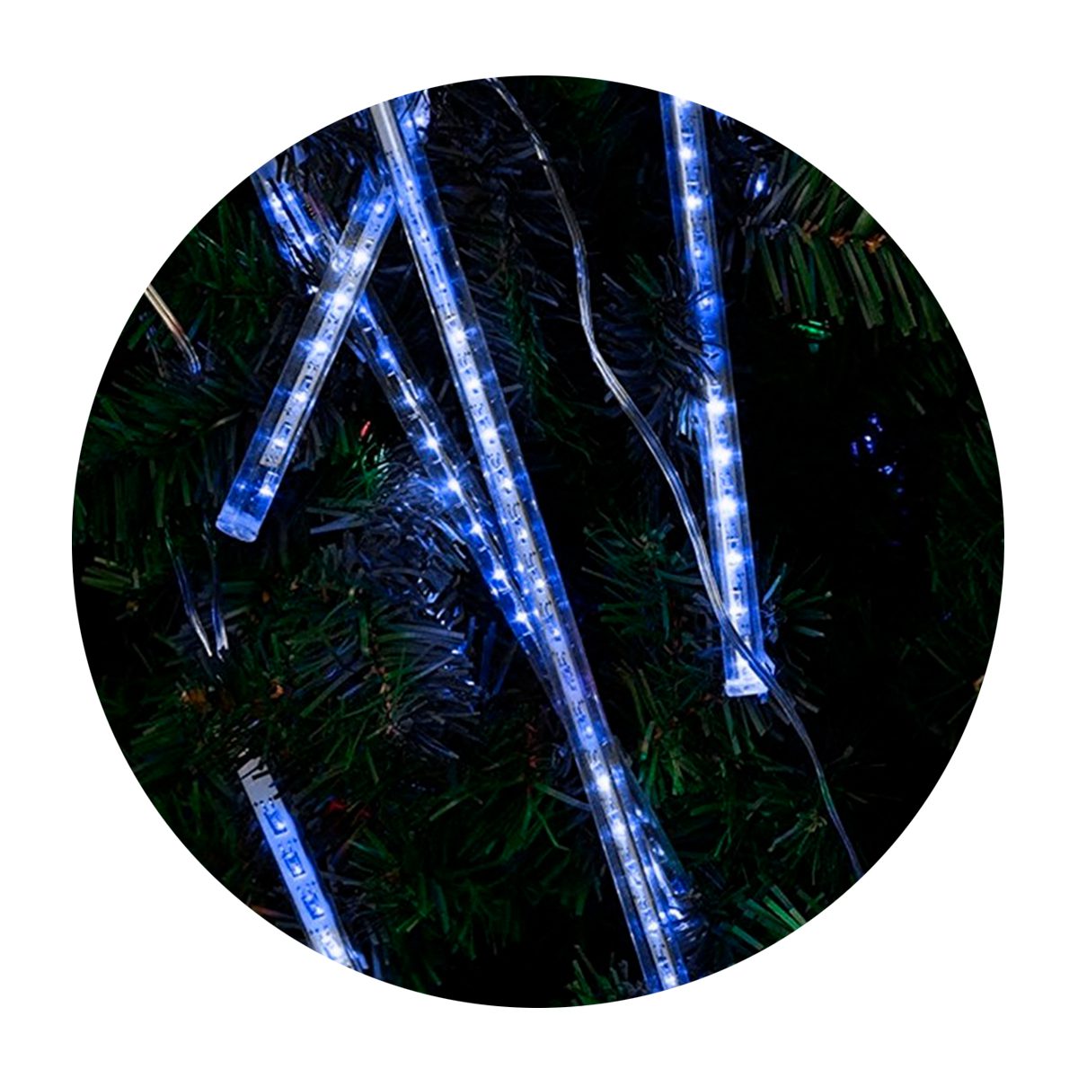 Luces Led Lagrima Meteoro 50 cm Decoración Navidad ZE012