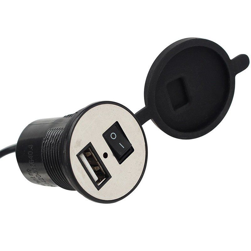 Cargador Usb Para Moto Impermeable 12V Celular 8644