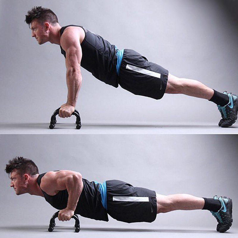 Soporte Flexiones Pecho Ejercicio Gym Lagartijas Push Up Bars RF 132
