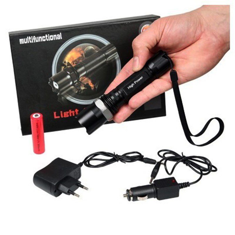 Linterna Led Táctica Luz Largo Alcance 180 Lumens RF 8705