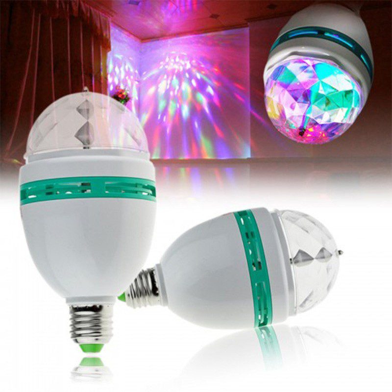 Bombillo Discoteca LED Auto Giratorio Efecto Disco Luz KL2181
