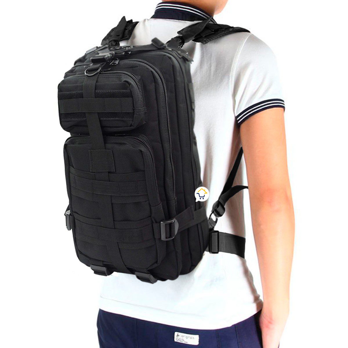 Morral Militar 36L Maletín Táctico Asalto Camuflado Impermeable Ref. 3P