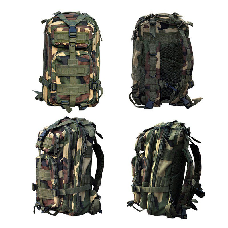 Morral Militar 36L Maletín Táctico Asalto Camuflado Impermeable Ref. 3P
