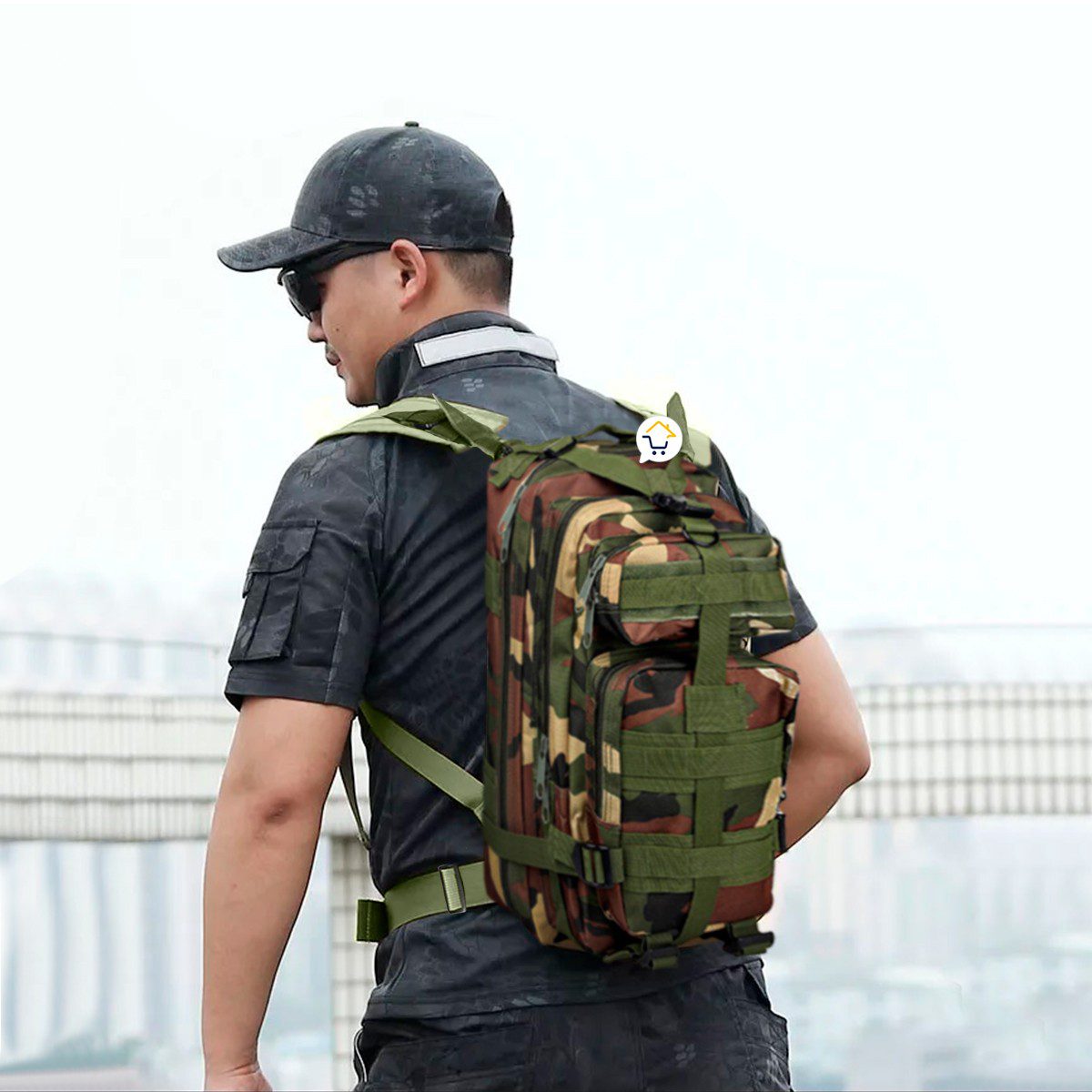Morral Militar 36L Maletín Táctico Asalto Camuflado Impermeable Ref. 3P