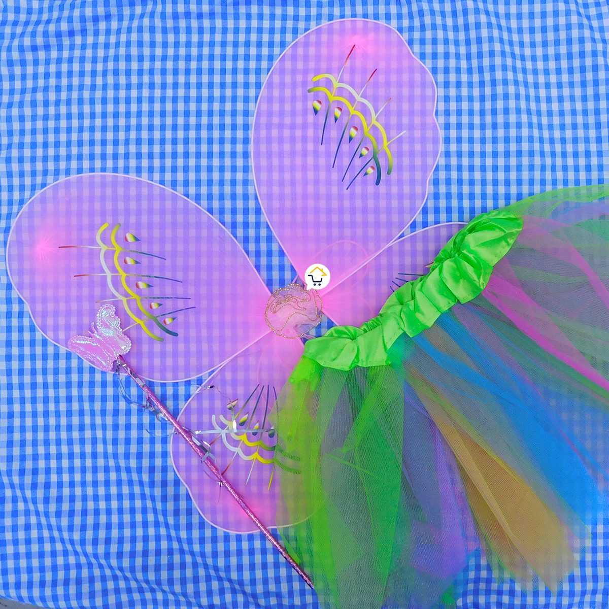 Disfraz Hada Mariposa Tutú Alas Niña Halloween OF822