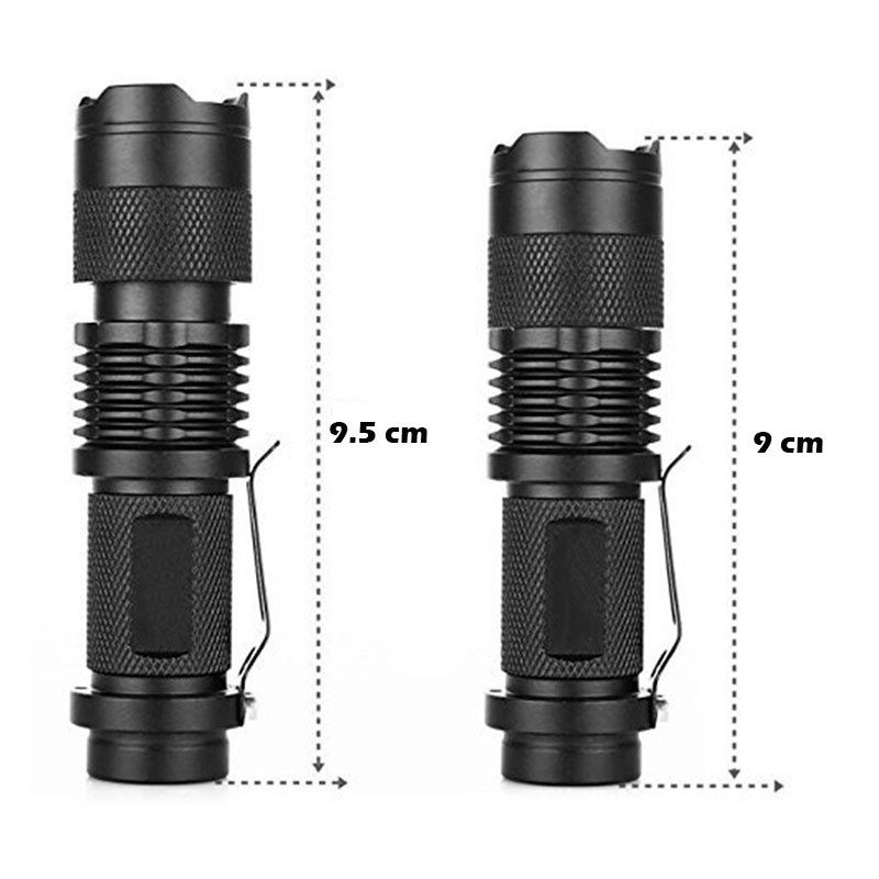 Linterna LED 1800 Lúmenes Táctica Militar Recargable Luz Zoom RF 304