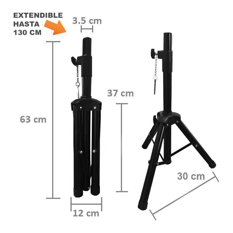 Trípode Metálico Para Parlante Soporte Base Cabina Sonido RF TRIP