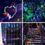 Luces Micro Led Alambre X100 Sumergibles Control Cambio Luz Multicolor  8323