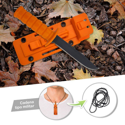 Mini Cuchillo Táctico Camping Abrecartas Con Cadena CD05