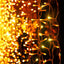 Cortina Led 3 Mts x 45 Cm 100 Led Cálida Luces Navidad 1320