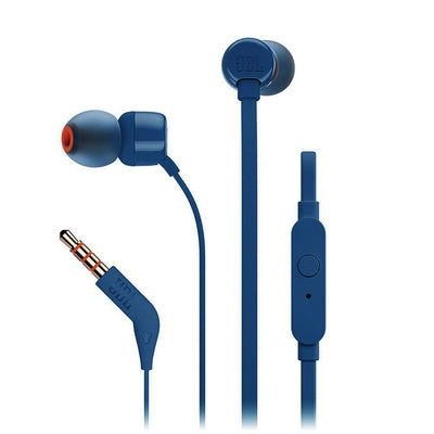 Audífonos JBL Manos libres Extra Bajo In Ear Contestar Finalizar Llamadas T110