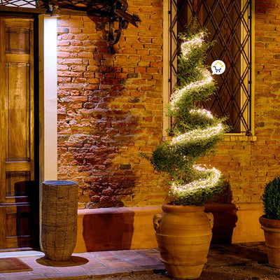 Luz Línea Cascada Micro LED 400 Luces 200 cm Navidad 1581