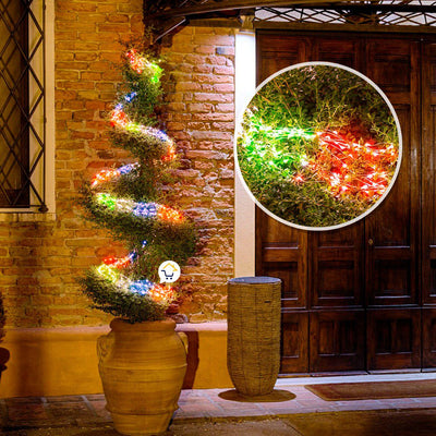 Luz Línea Cascada Micro LED 400 Luces 200 cm Navidad 1583