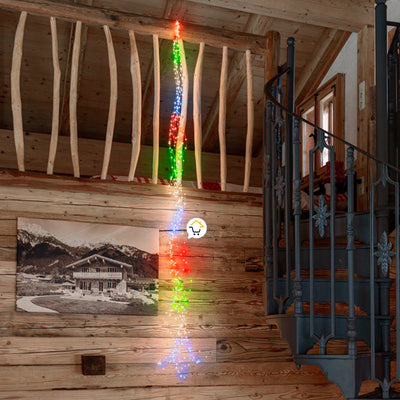 Luz Línea Cascada Micro LED 400 Luces 200 cm Navidad 1583