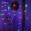 Cortina Led Intercalada 3 Mts X 45 Cm 100 Led Multicolor Luces Navidad 100LEDCM3