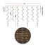 Cortina Led Intercalada 3 Mts X 45 Cm 100 Led Multicolor Luces Navidad 100LEDCM3