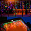 Cortina LED Intercalada 9 m 300 Luces Navidad Multicolor 300LEDCM3